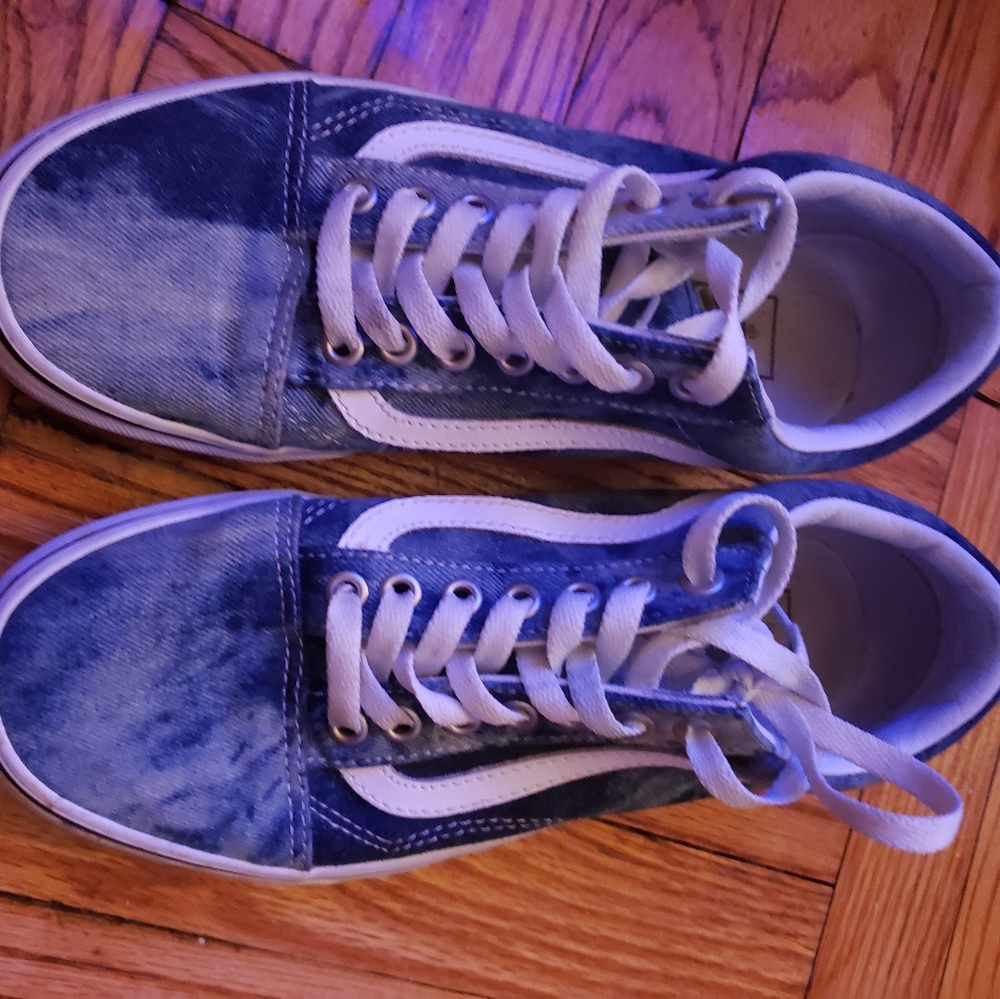 Acid wash Van's sneakers